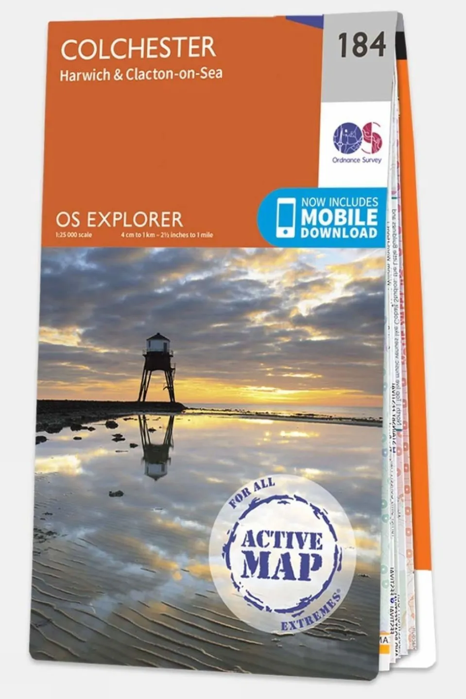 Active Explorer Map 184 Colchester