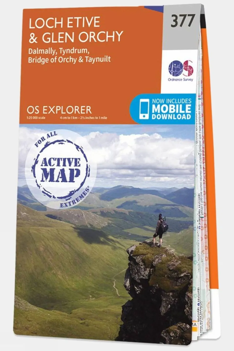 Active Explorer Map 377 Loch Etive and Glen Orchy