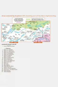 Active Explorer Map 377 Loch Etive and Glen Orchy