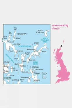 Landranger Map 05 Orkney - Northern Isles