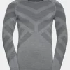 Mens Natural + Kinship Long Sleeve Crew Neck Base Layer Top