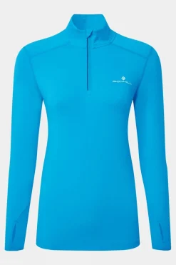 Womens Core Thermal Half Zip Long Sleeve Top