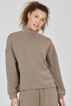 Womens Paris High Neck Sweatshirt