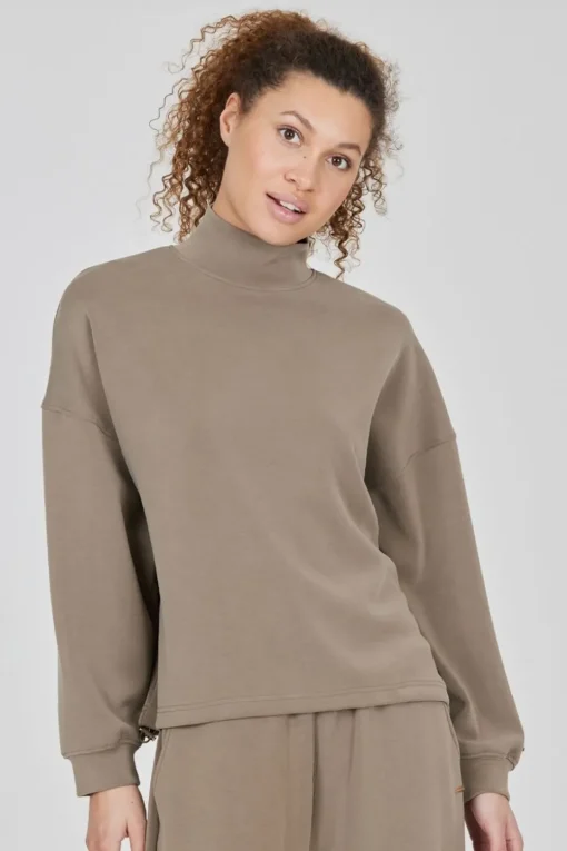 Womens Paris High Neck Sweatshirt