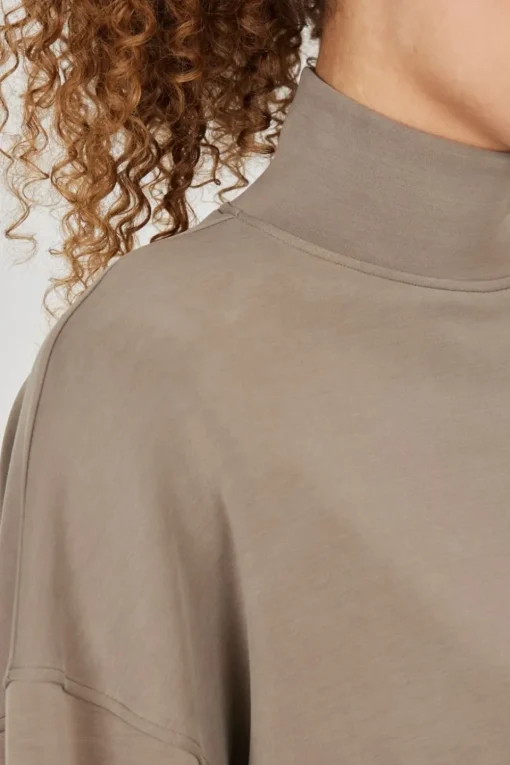 Womens Paris High Neck Sweatshirt